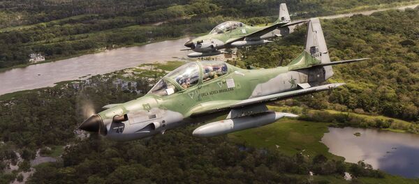 Embraer EMB-314 Super Tucano, foto de arquivo Embraer EMB-314 Super Tucano, foto de arquivo - Sputnik Brasil