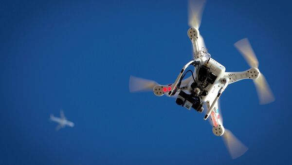 Drone voa em Coney Island no bairro de Brooklyn, Nova York - Sputnik Brasil
