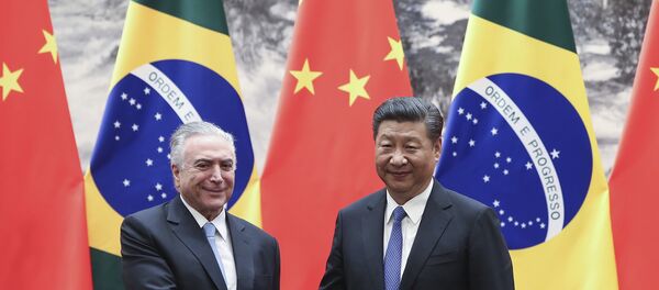 Investimentos chineses no Brasil somaram quase US$ 21 bilhões em 2017 - Sputnik Brasil