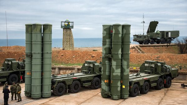 Los sistemas de defensa antimisiles S-400 Triumf - Sputnik Brasil