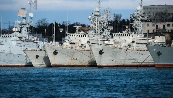 Navios ucranianos em Sevastopol, Rússia - Sputnik Brasil