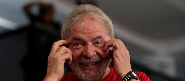 Luiz Inácio Lula da Silva é visto no sindicato metalúrgico de São Paulo em 24 de janeiro de 2018 - Sputnik Brasil