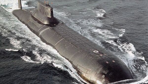 Submarino nuclear do projeto 941 Akula (Tubarão” em russo) - Sputnik Brasil