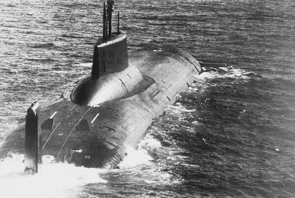 Submarino nuclear do projeto 941 Akula - Sputnik Brasil