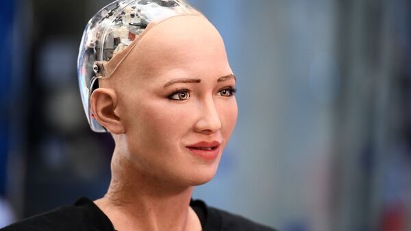 Robô humanoide Sophia (foto de arquivo) - Sputnik Brasil