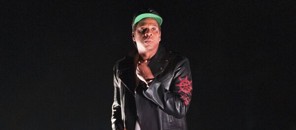 Jay-Z performs on the 4:44 Tour at Barclays Center on Sunday, Nov. 26, 2017, in Brooklyn, New York - Sputnik Brasil