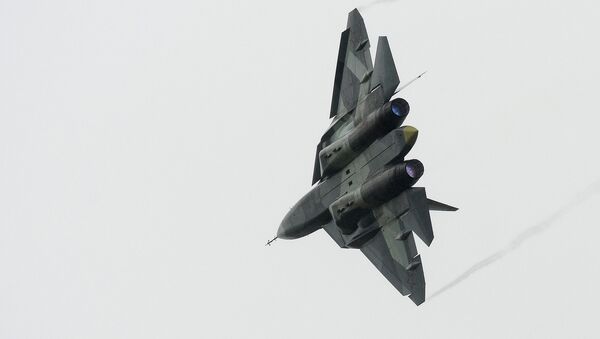 Caça russo Su-57 - Sputnik Brasil