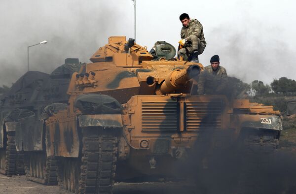 Tropas turcas começaram operação na Síria, segundo mídia - Sputnik Brasil
