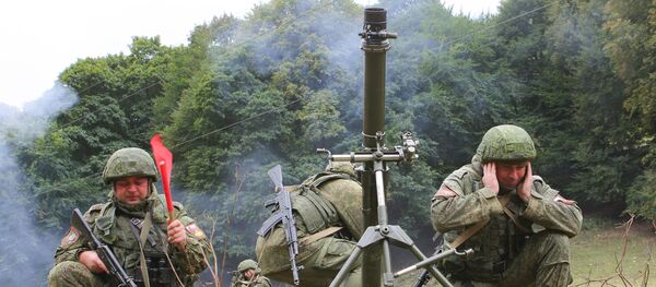 Exercícios militares conjuntos entre Rússia e Paquistão Amizade 2017 - Sputnik Brasil