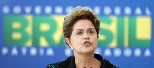 Dilma Rousseff em abril de 2015. Dilma Rousseff em abril de 2015. - Sputnik Brasil