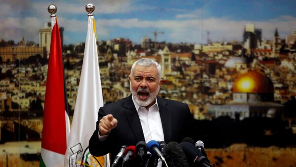 O líder do Hamas, Ismail Haniyeh - Sputnik Brasil
