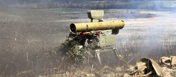 Sistema de mísseis antitanque Fagot (imagem referencial) - Sputnik Brasil