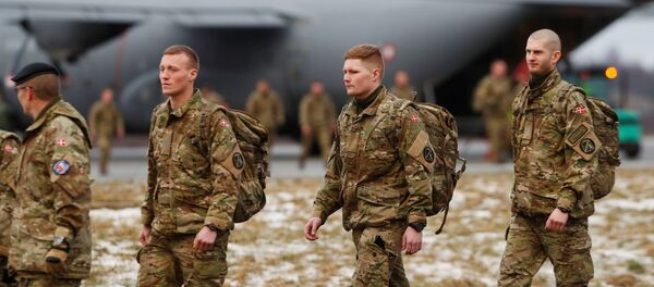 Forças da OTAN chegam à Estônia Forças da OTAN chegam à Estônia - Sputnik Brasil