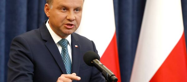 O presidente da Polônia, Andrzej Duda. - Sputnik Brasil