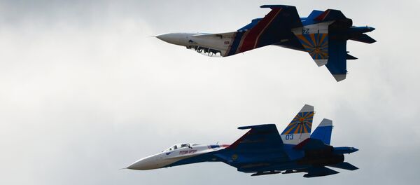 Caças russos Su-27 - Sputnik Brasil
