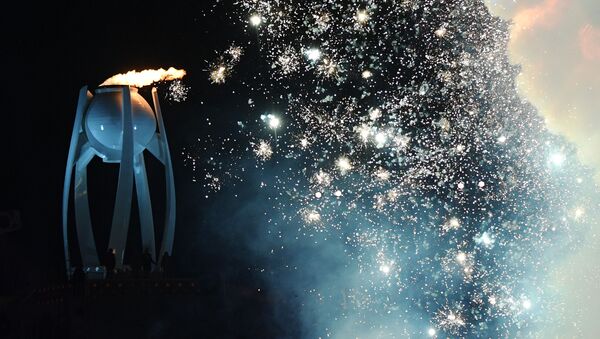 Сerimônia da abertura dos Jogos Olímpicos de Inverno em Pyeongchang - Sputnik Brasil