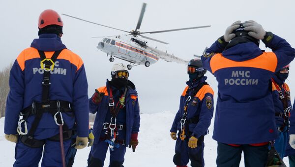 Russian rescue team - Sputnik Brasil