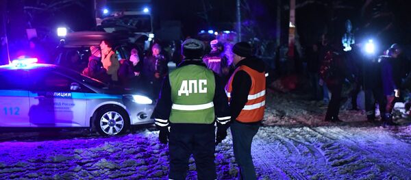 Área do acidente com An-148, 11 de fevereiro de 2018 Área do acidente com An-148, 11 de fevereiro de 2018 - Sputnik Brasil