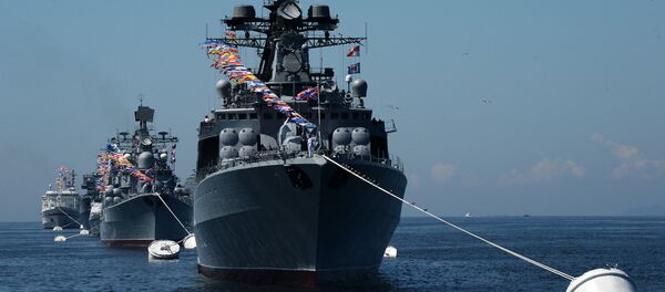 Navio antisubmarino russo Admiral Vinogradov Navio antisubmarino russo Admiral Vinogradov - Sputnik Brasil