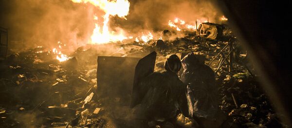 Situação na Praça da Independência de Kiev, conhecida como Maidan, em fevereiro de 2014 - Sputnik Brasil