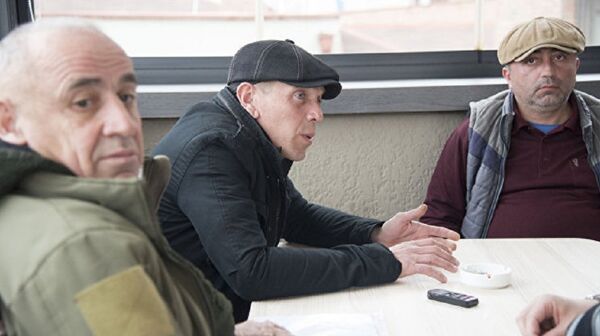 General Tristan Tsitelashvili, Aleksandre Revazishvili and Koba Nergadze - Sputnik Brasil