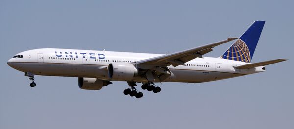 Avião da empresa United Airlines - Sputnik Brasil