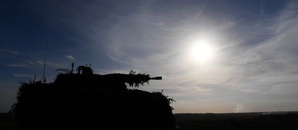 Veículo de combate Puma da Bundeswehr (Forças Armadas da Alemanha) durante exercícios militares no noroeste do país - Sputnik Brasil