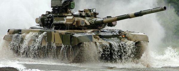 Tanque russo T-90S - Sputnik Brasil