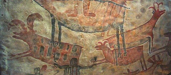 Pintura rupestre - Sputnik Brasil