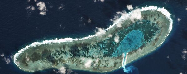Recife de Ladd, ilhas Spratly, mar do Sul da China - Sputnik Brasil