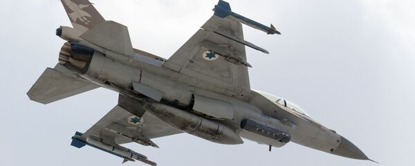 Caça israelense F-16 D (foto de arquivo) - Sputnik Brasil