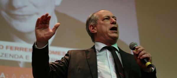 Ciro Gomes na abertura da II Semana de Políticas Públicas da UFABC, organizada pelo Centro Acadêmico de Políticas Públicas (CAPOL) e alunos do curso. - Sputnik Brasil