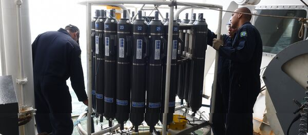 Navio oceanográfico Vital de Oliveira é um dos projetos que será compartilhado - Sputnik Brasil