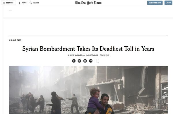 New York Times - Sputnik Brasil