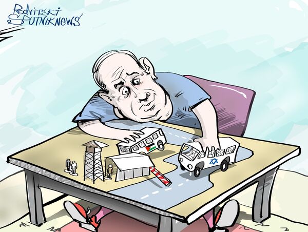 Ministro israelense pretendia introduzir segregação étnica em ônibus Ministro israelense pretendia introduzir segregação étnica em ônibus - Sputnik Brasil