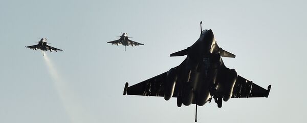 Jatos franceses Rafale - Sputnik Brasil