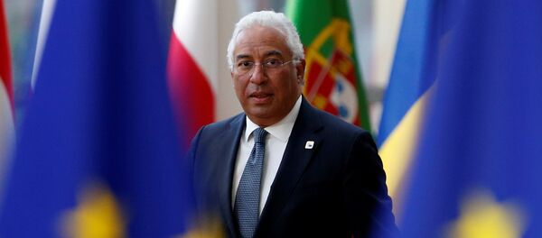 Primeiro-ministro de Portugal, António Costa, chega a reunião informal da UE em Bruxelas, 23 de fevereiro de 2018 - Sputnik Brasil