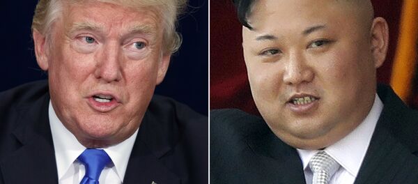 O presidente Donald Trump e líder norte-coreano Kim Jong Un - Sputnik Brasil