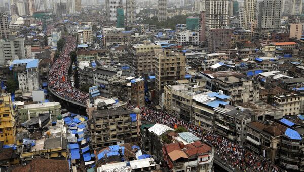 Cidade de Mumbai na Índia (imagem referencial) - Sputnik Brasil