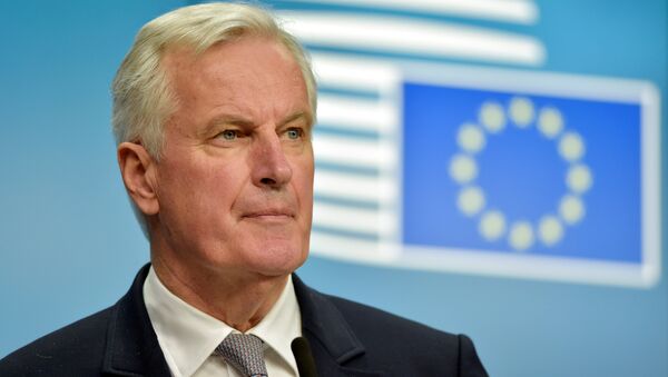 O negociador-chefe da União Europeia para o Brexit, Michel Barnier - Sputnik Brasil
