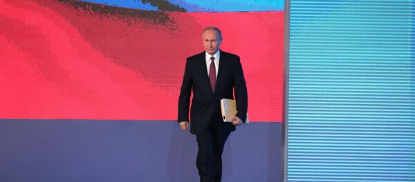Discurso anual de Vladfimir Putin perante a Assembleia Federal - Sputnik Brasil