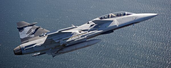 Caça sueco Gripen E - Sputnik Brasil