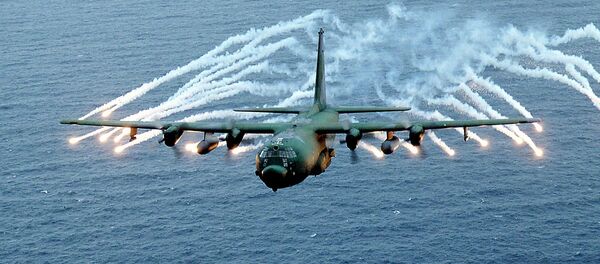 Avião de ataque ao solo AC-130 da Força Aérea dos EUA - Sputnik Brasil