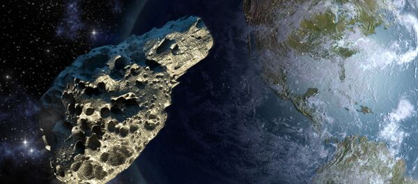 Asteroide se aproximando da Terra (imagem referencial) - Sputnik Brasil