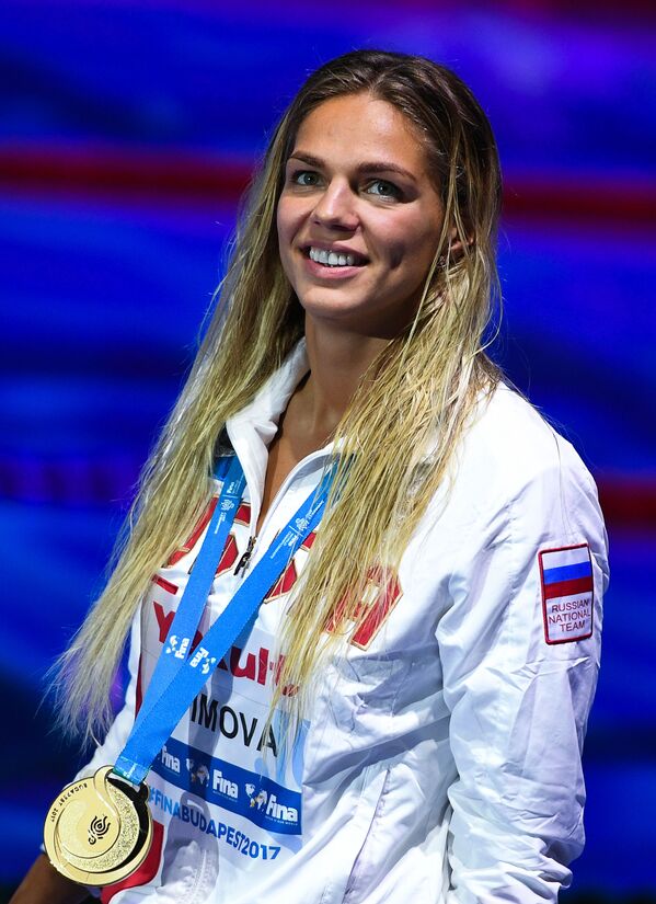 Nadadora russa Yulia Efimova - Sputnik Brasil