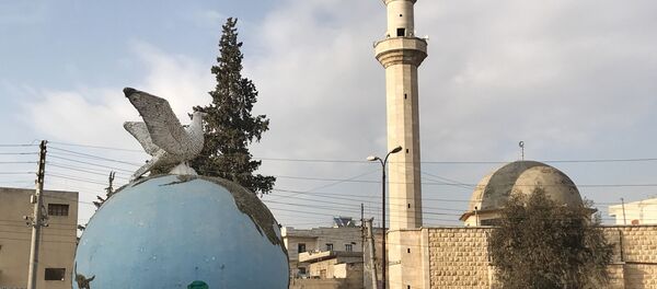 Praça central da cidade síria de Afrin (foto de arquivo) - Sputnik Brasil