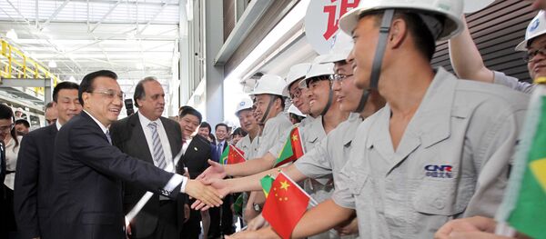 Primeiro-ministro da China, Li Keqiang, e o governador Pezão visitam o Centro Administrativo do Metrô - Sputnik Brasil