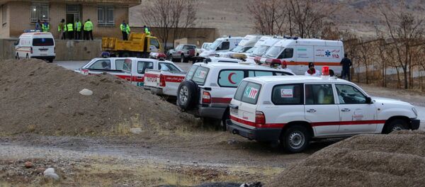 Ambulâncias no Irã ( foto de arquivo). - Sputnik Brasil