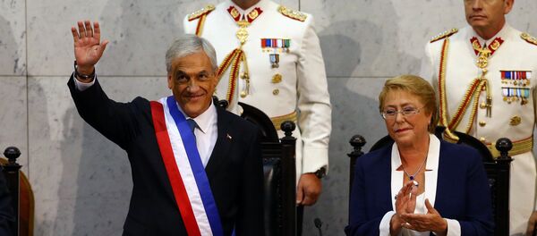 Posse de Sebastián Piñera no Chile. - Sputnik Brasil