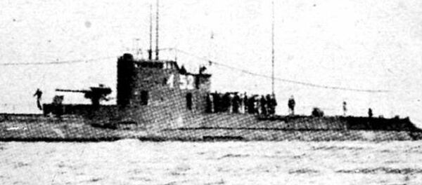 Submarino japonês I-52 da época da Segunda Guerra Mundial - Sputnik Brasil